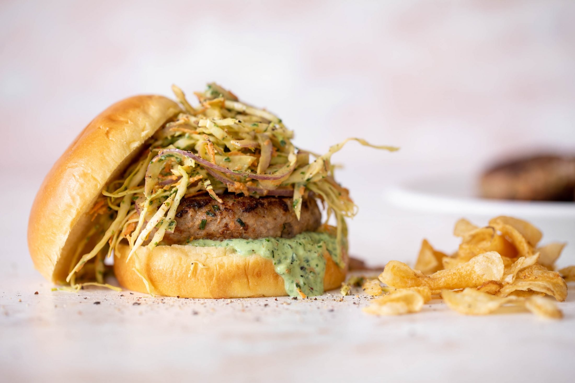 green goddess turkey burgers