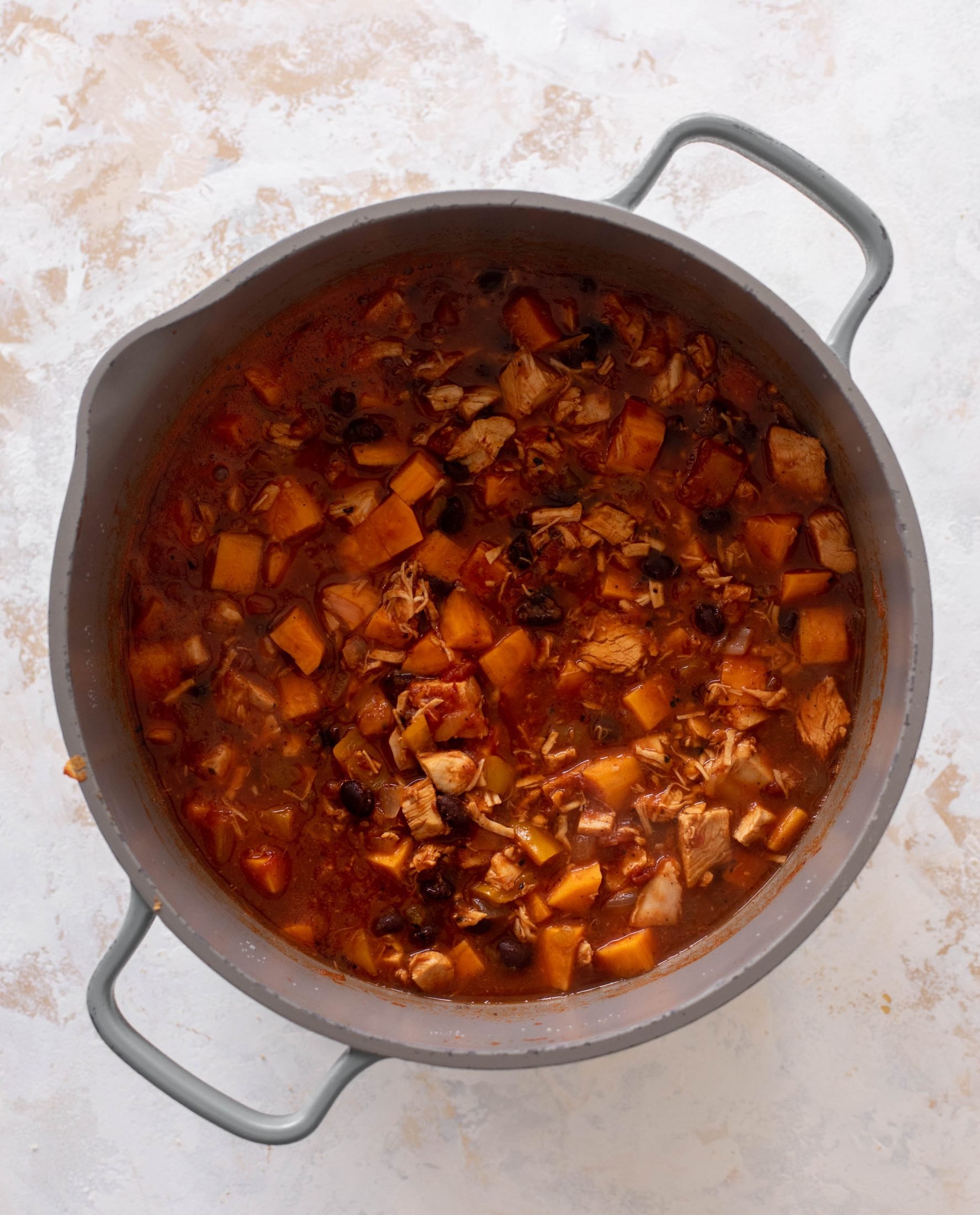 sweet potato chicken chili