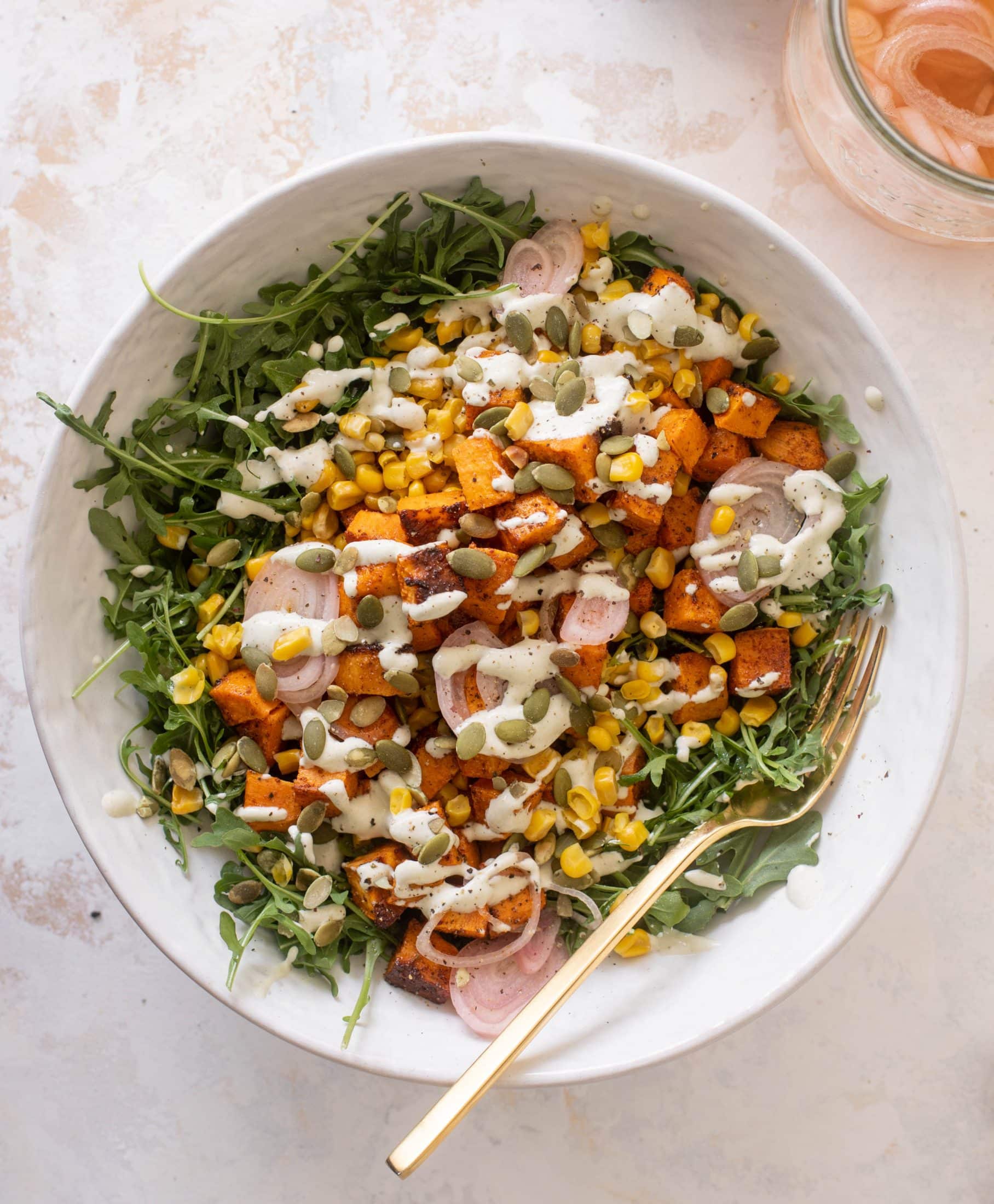 summer sweet potato salad