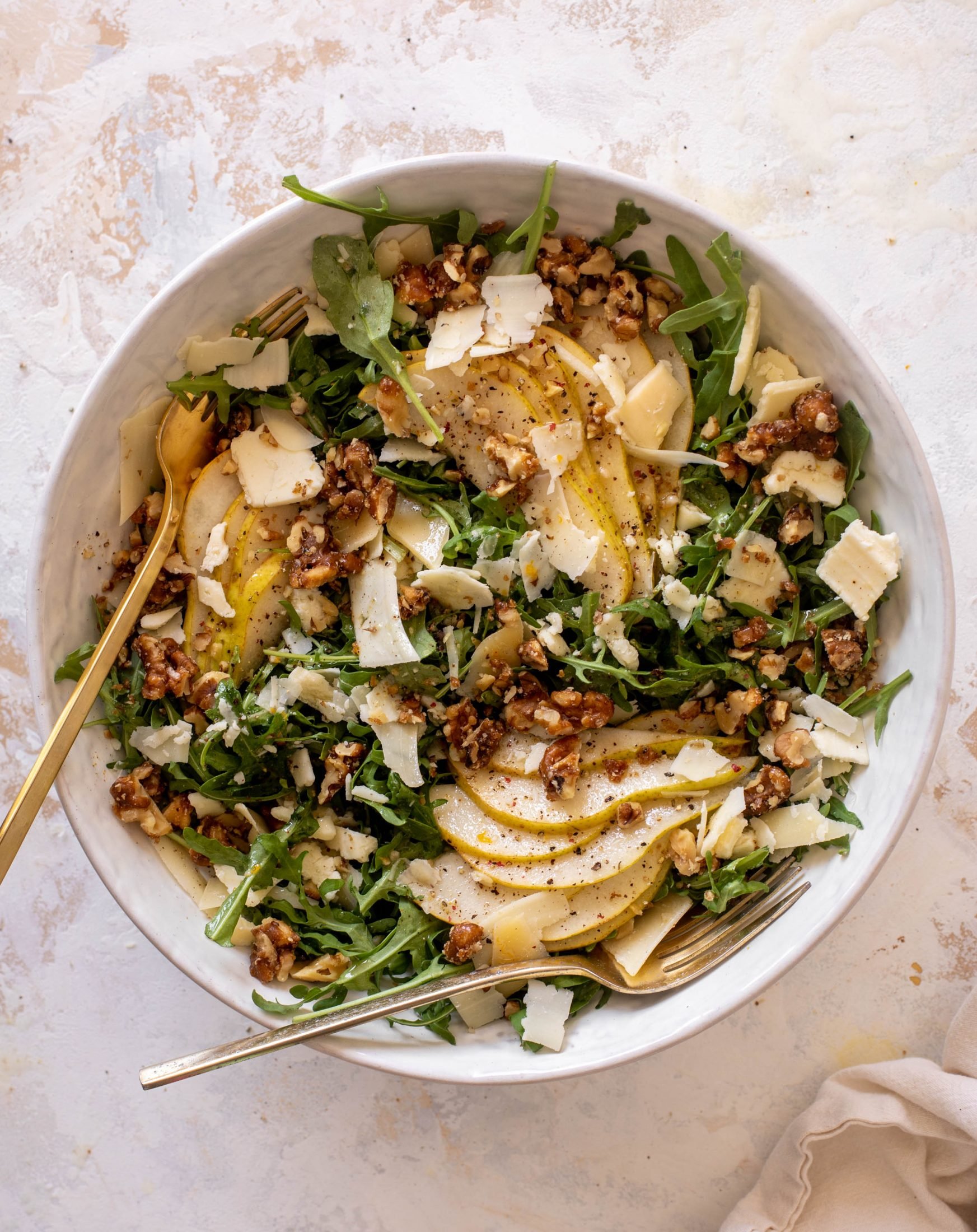 winter pear salad